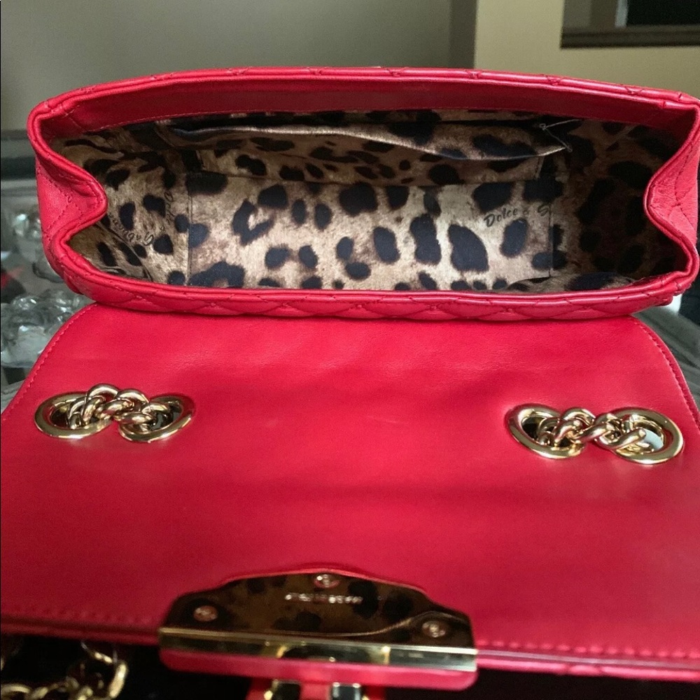 Dolce & Gabbana Lucia Shoulder Bag Red - Picture 5 of 7